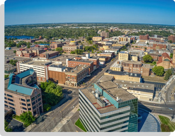 Aerial View of Bloomington, Minnesota